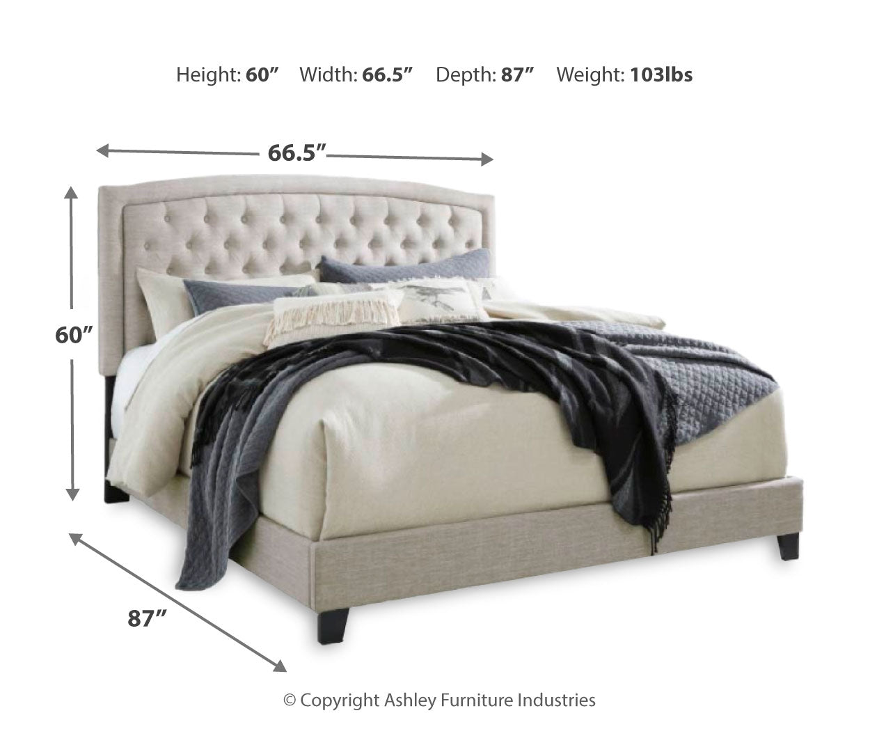 Jerary Upholstered Bed