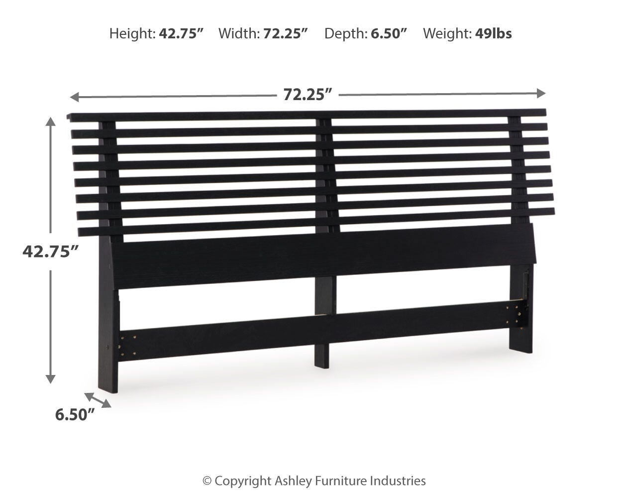 Danziar Slat Headboard Bedroom Set