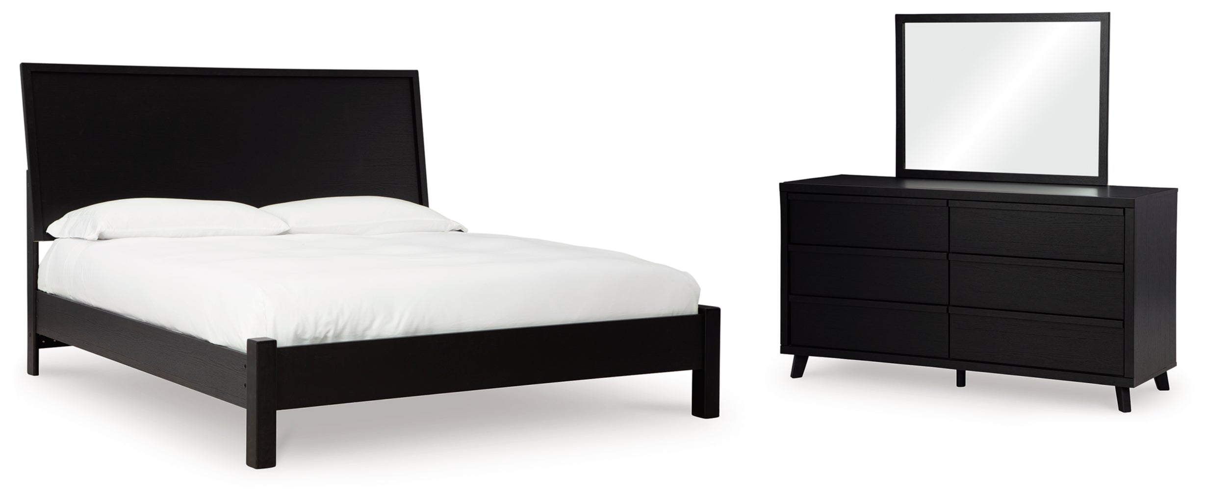 Danziar Bed, Dresser, Mirror, Chest & Nightstand, Bedroom Set