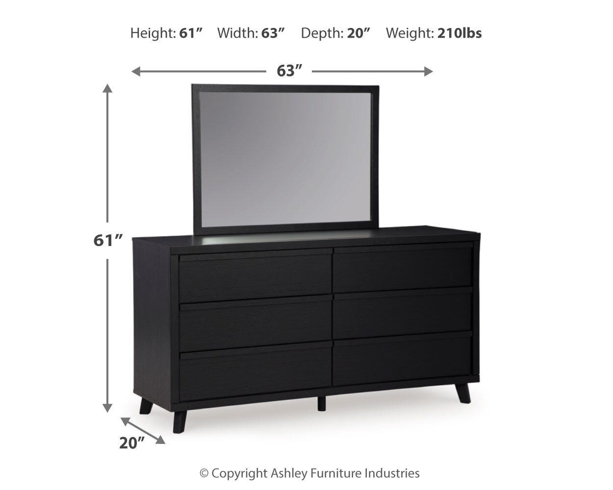 Danziar Panel Bed Bedroom Set
