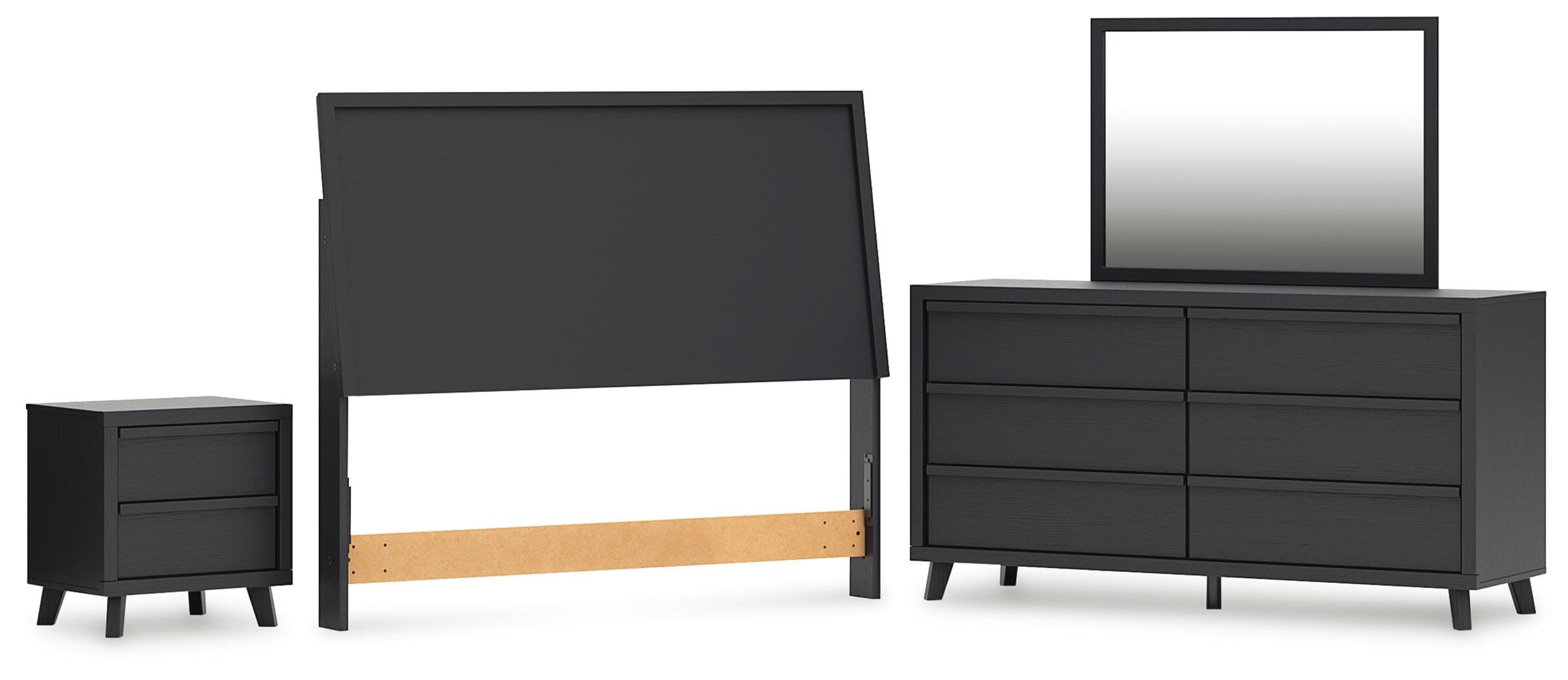 Danziar Panel Headboard Bedroom Set