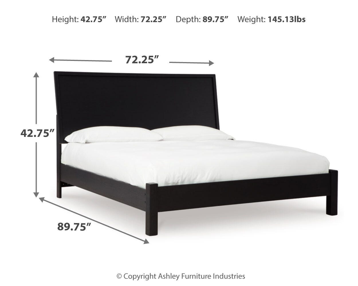 Danziar Panel Bed Bedroom Set