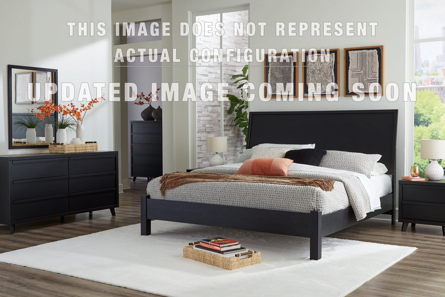 Danziar Panel Headboard Bedroom Set
