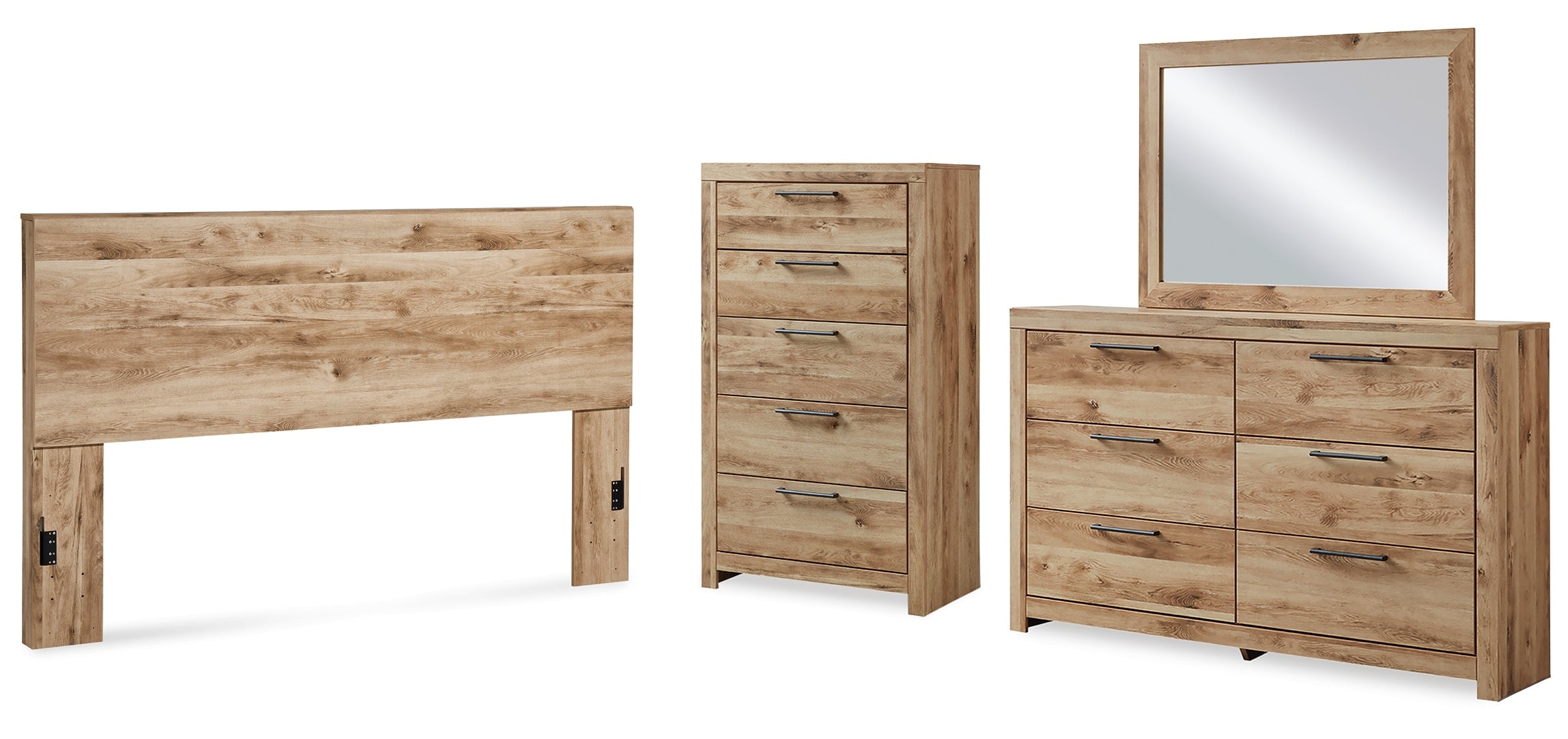 Hyanna Brown Panel Bedroom Set