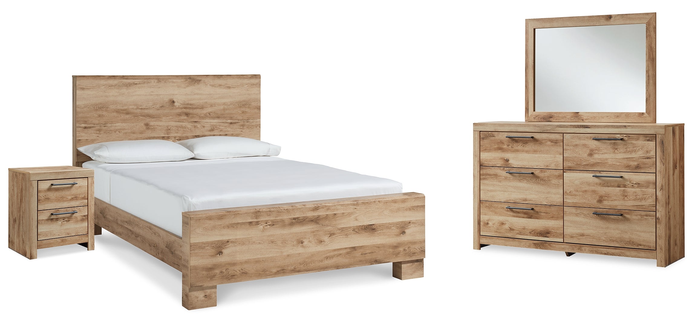 Hyanna Brown Panel Bedroom Set