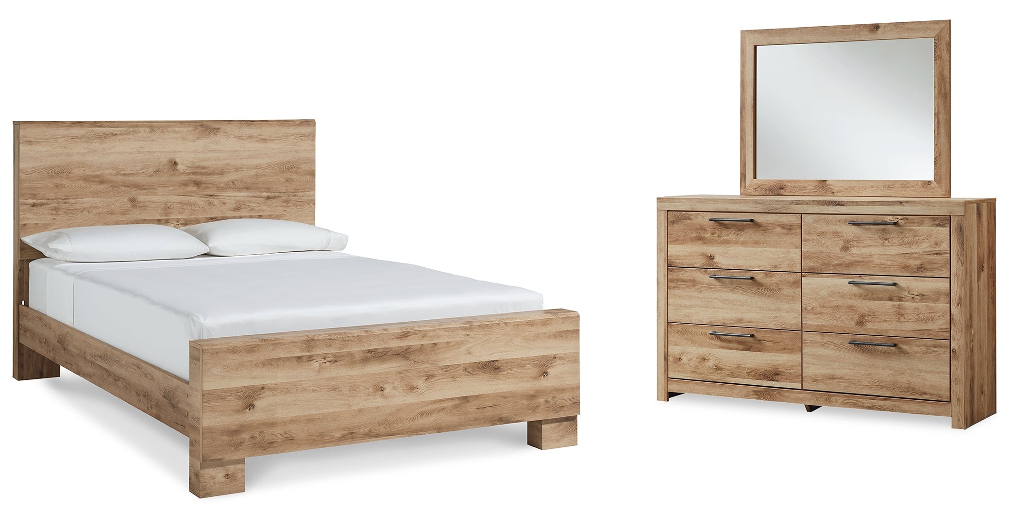 Hyanna Brown Panel Bedroom Set