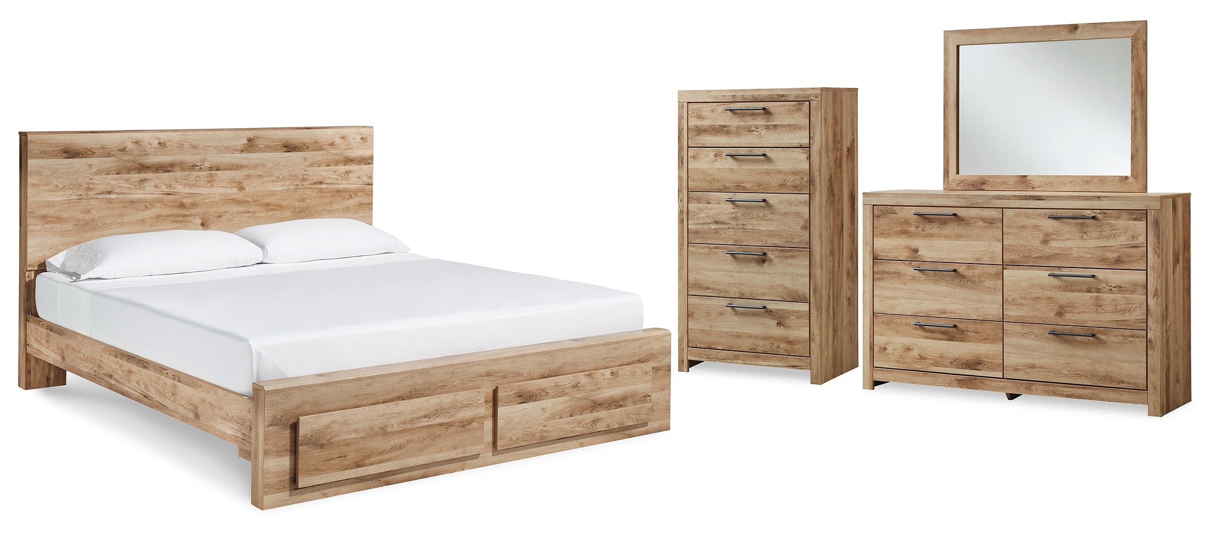 Hyanna Brown Panel Bedroom Set