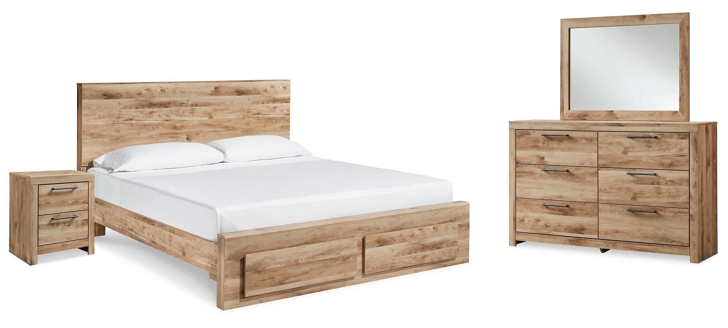 Hyanna Brown Panel Bedroom Set