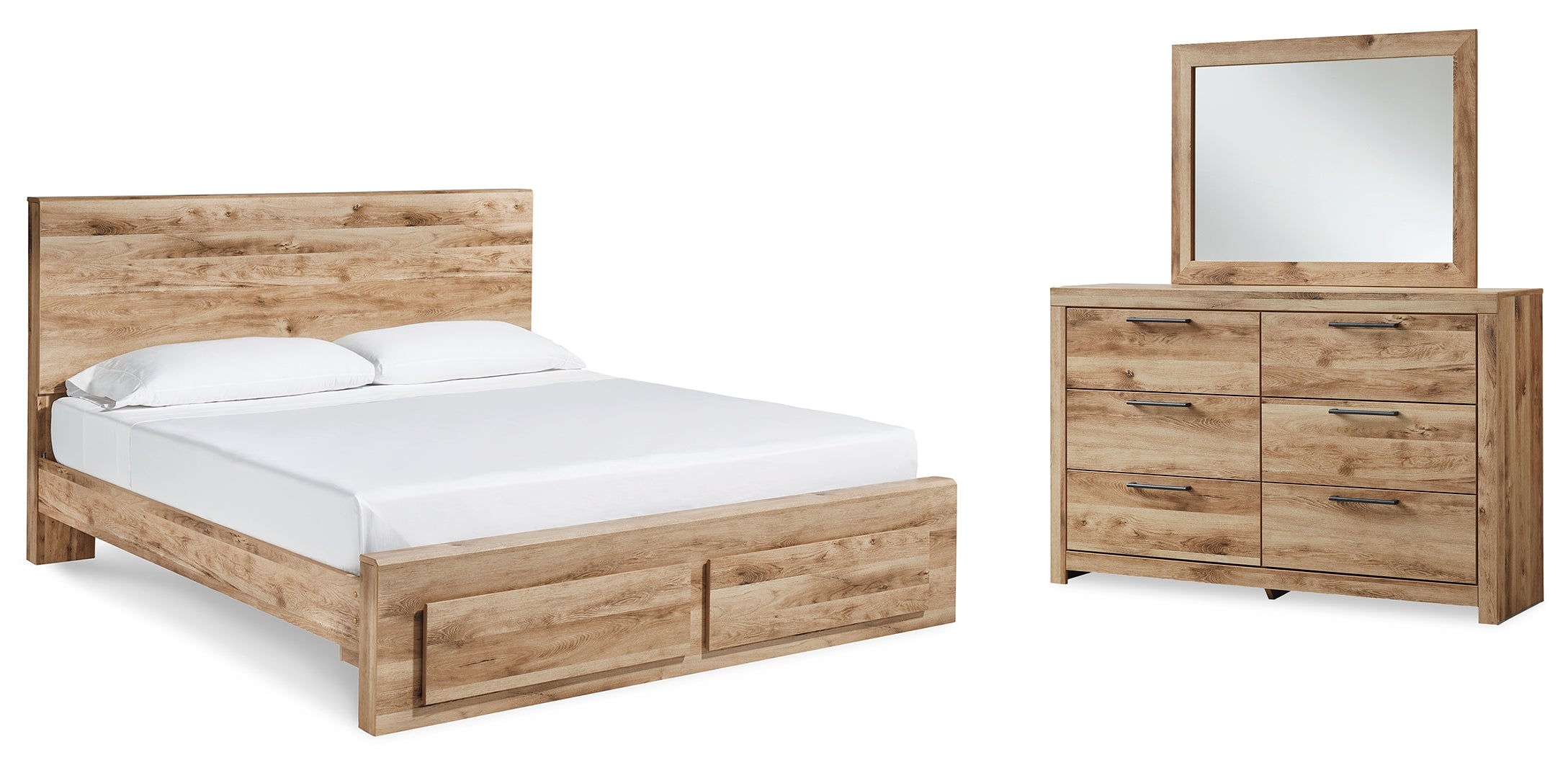 Hyanna Brown Panel Bedroom Set