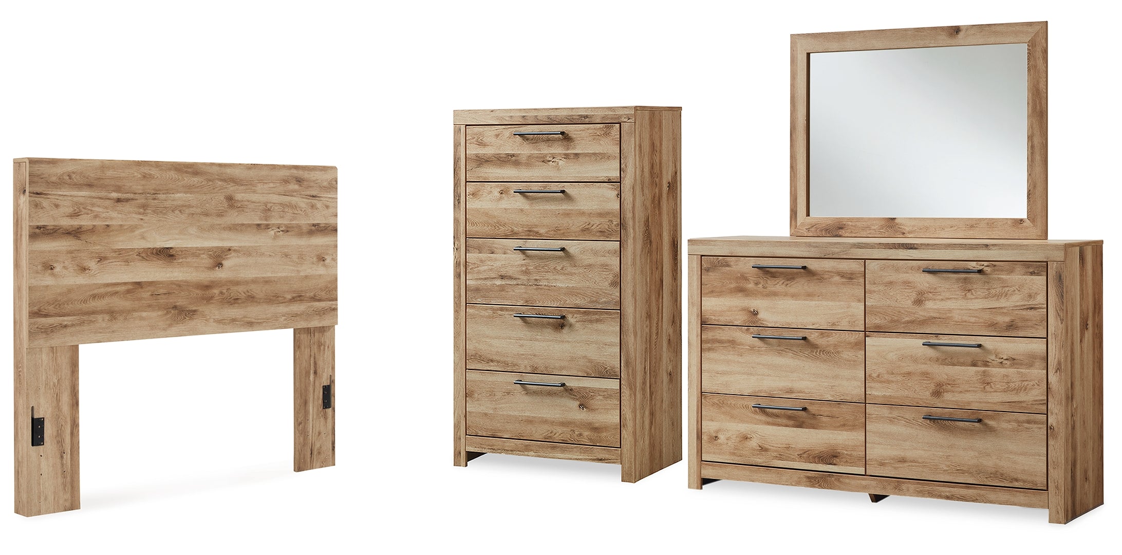 Hyanna Brown Panel Bedroom Set