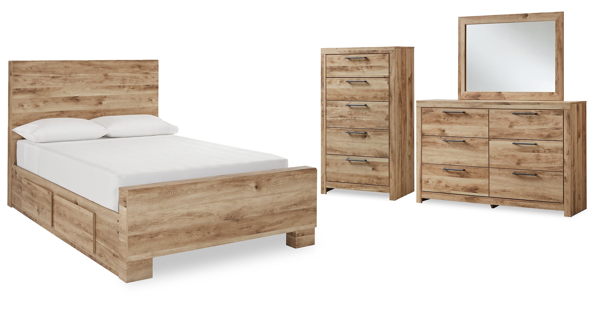 Hyanna Brown Panel Bedroom Set