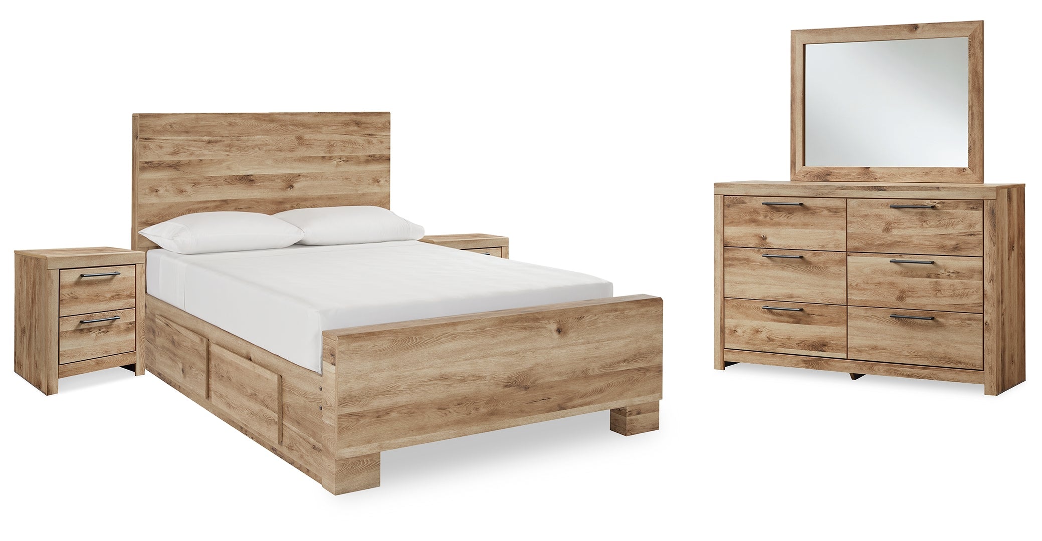 Hyanna Brown Panel Bedroom Set