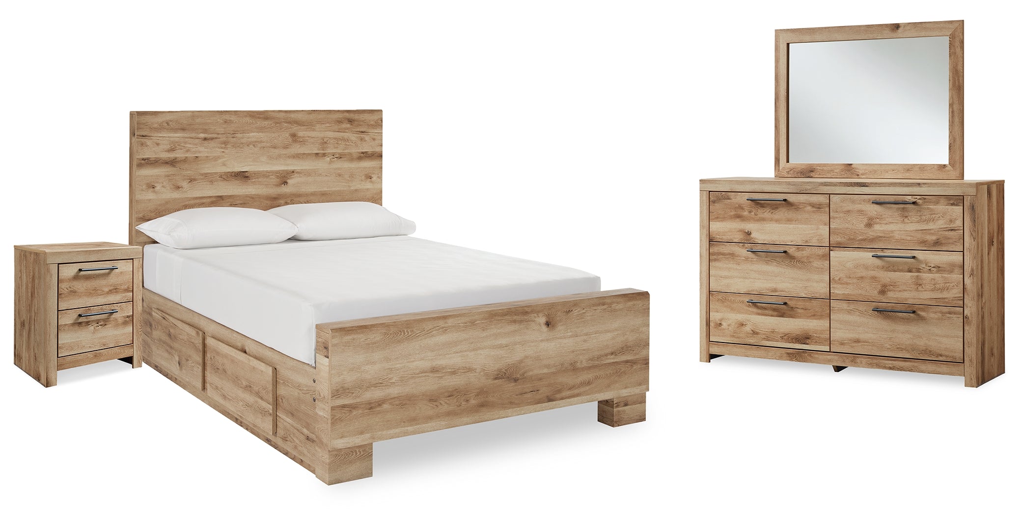 Hyanna Brown Panel Bedroom Set