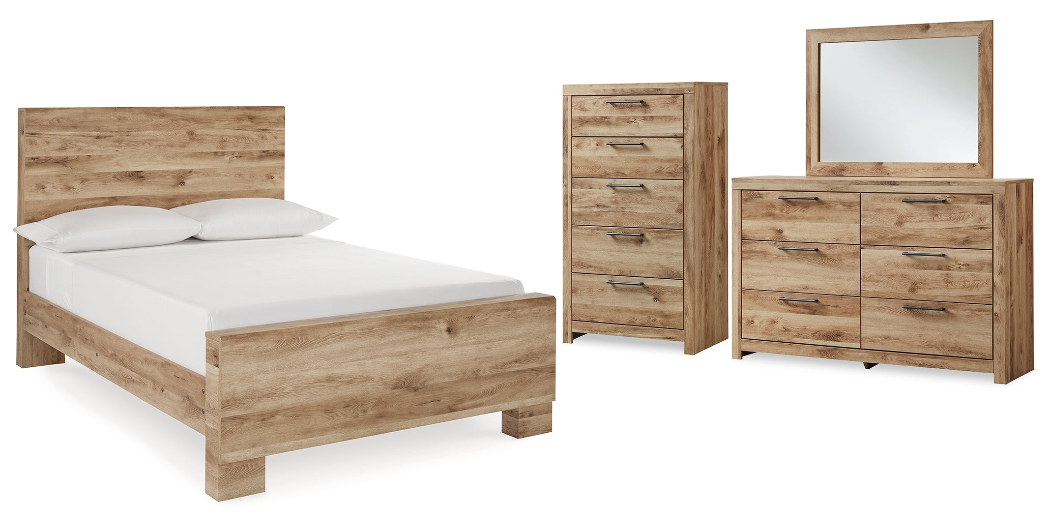 Hyanna Brown Panel Bedroom Set