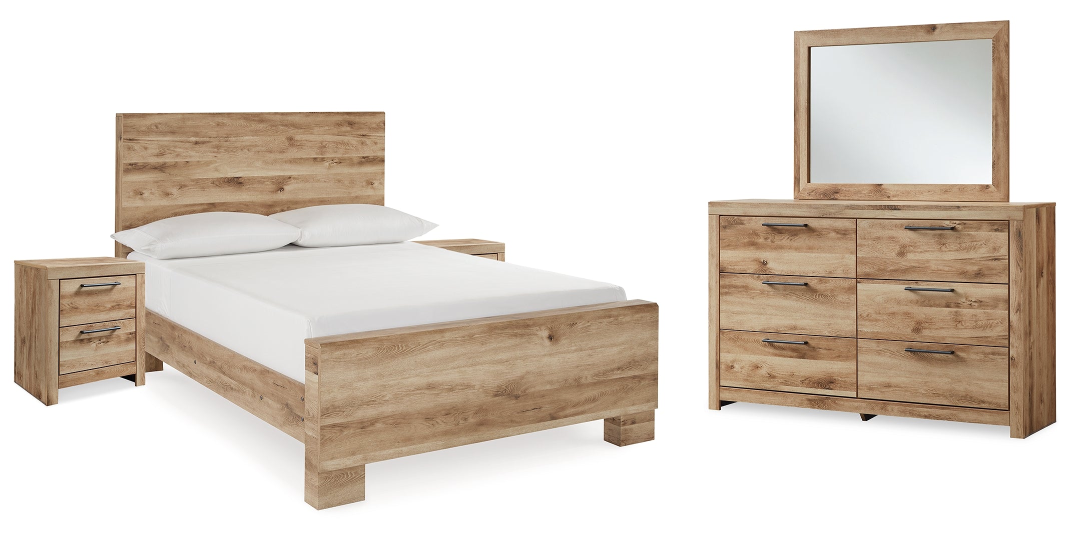 Hyanna Brown Panel Bedroom Set