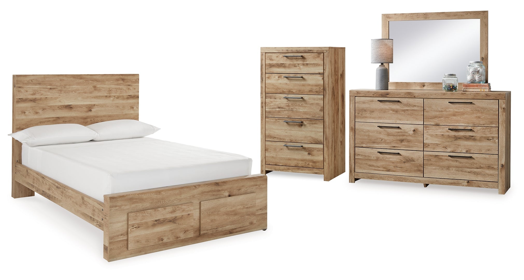 Hyanna Brown Panel Bedroom Set