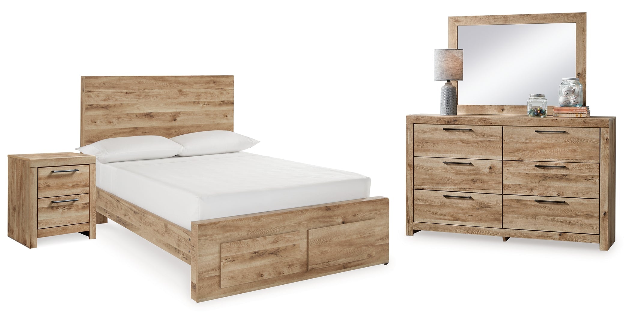 Hyanna Brown Panel Bedroom Set