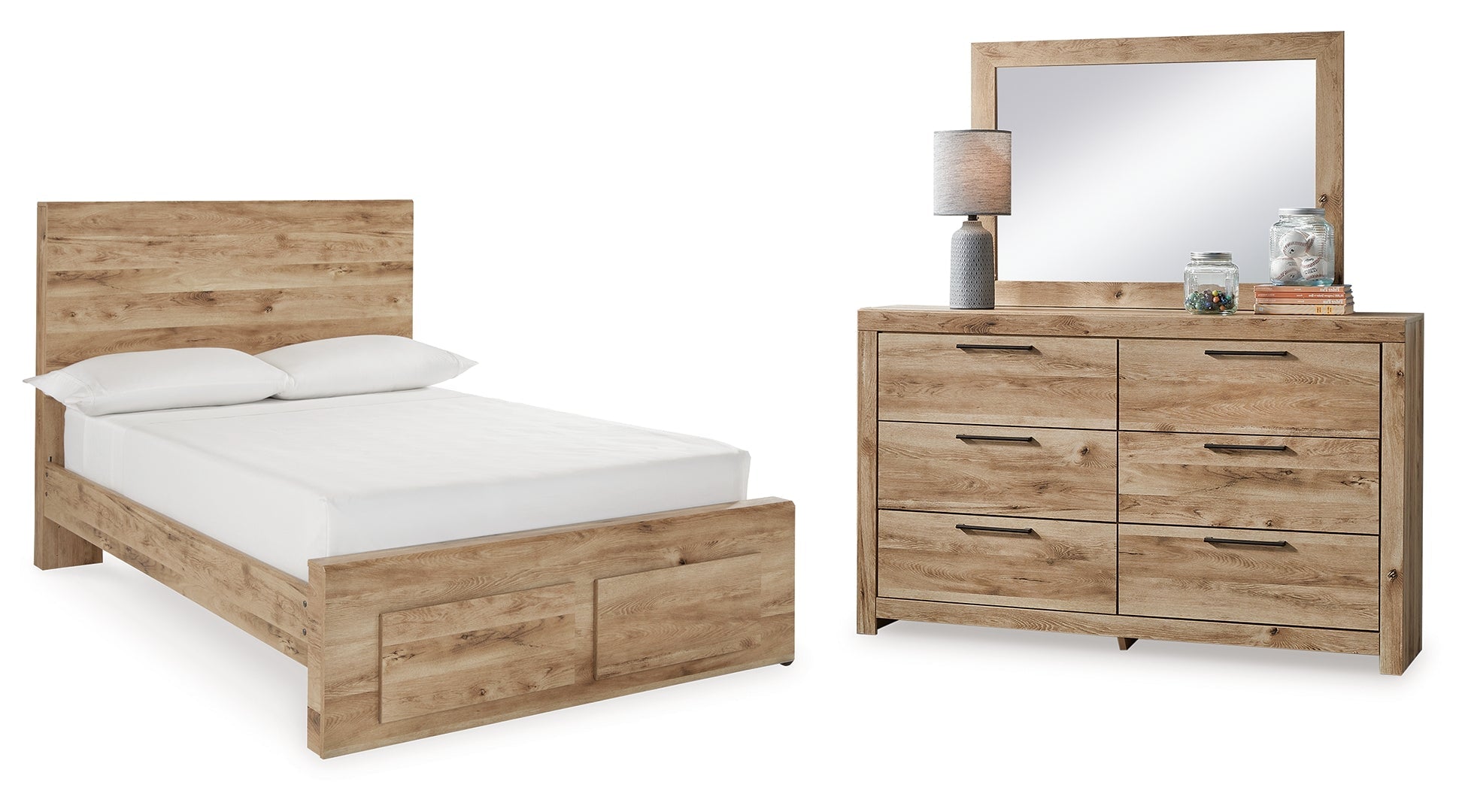 Hyanna Brown Panel Bedroom Set