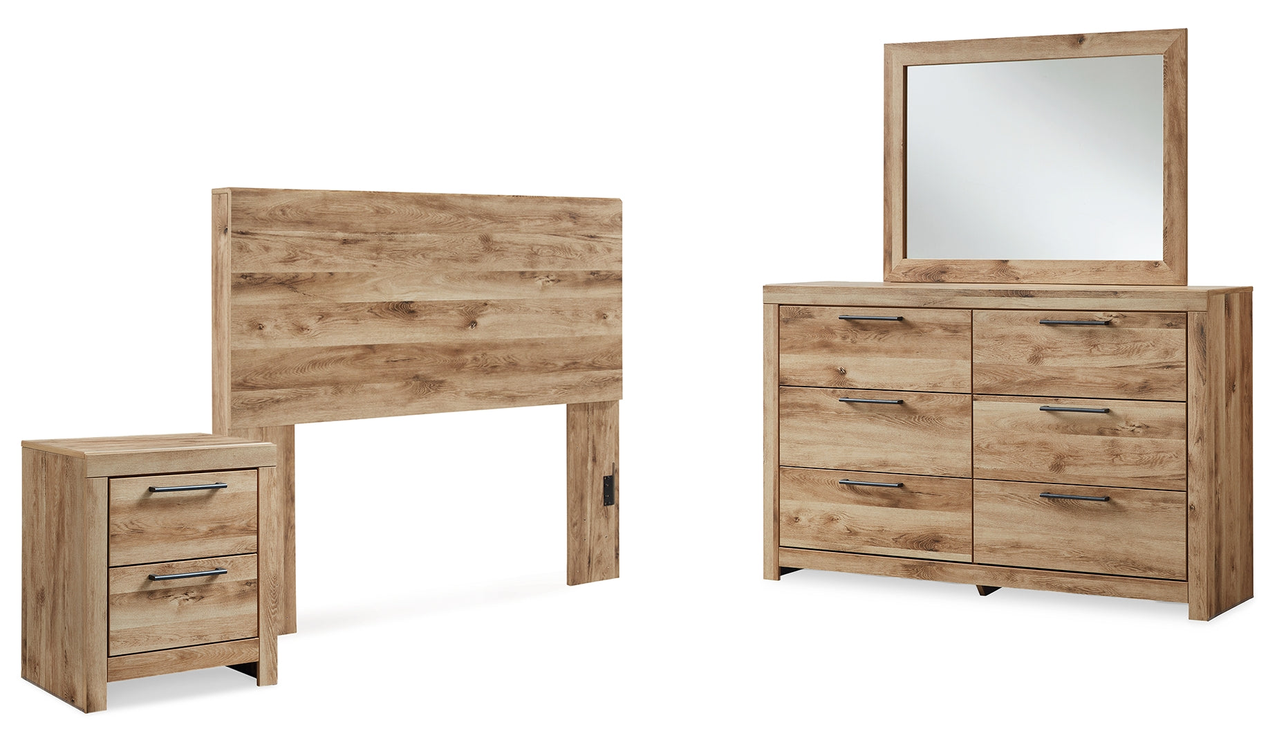 Hyanna Brown Panel Bedroom Set