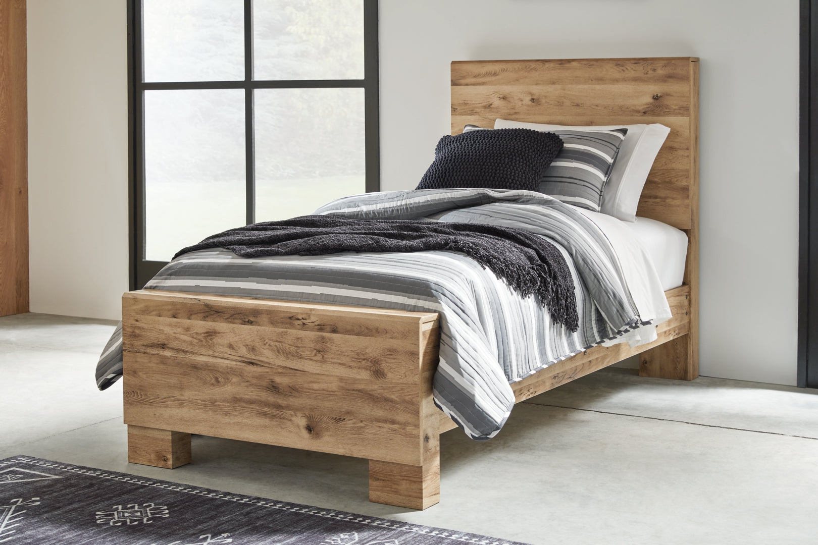 Hyanna Panel Bed with 2 Side Storage