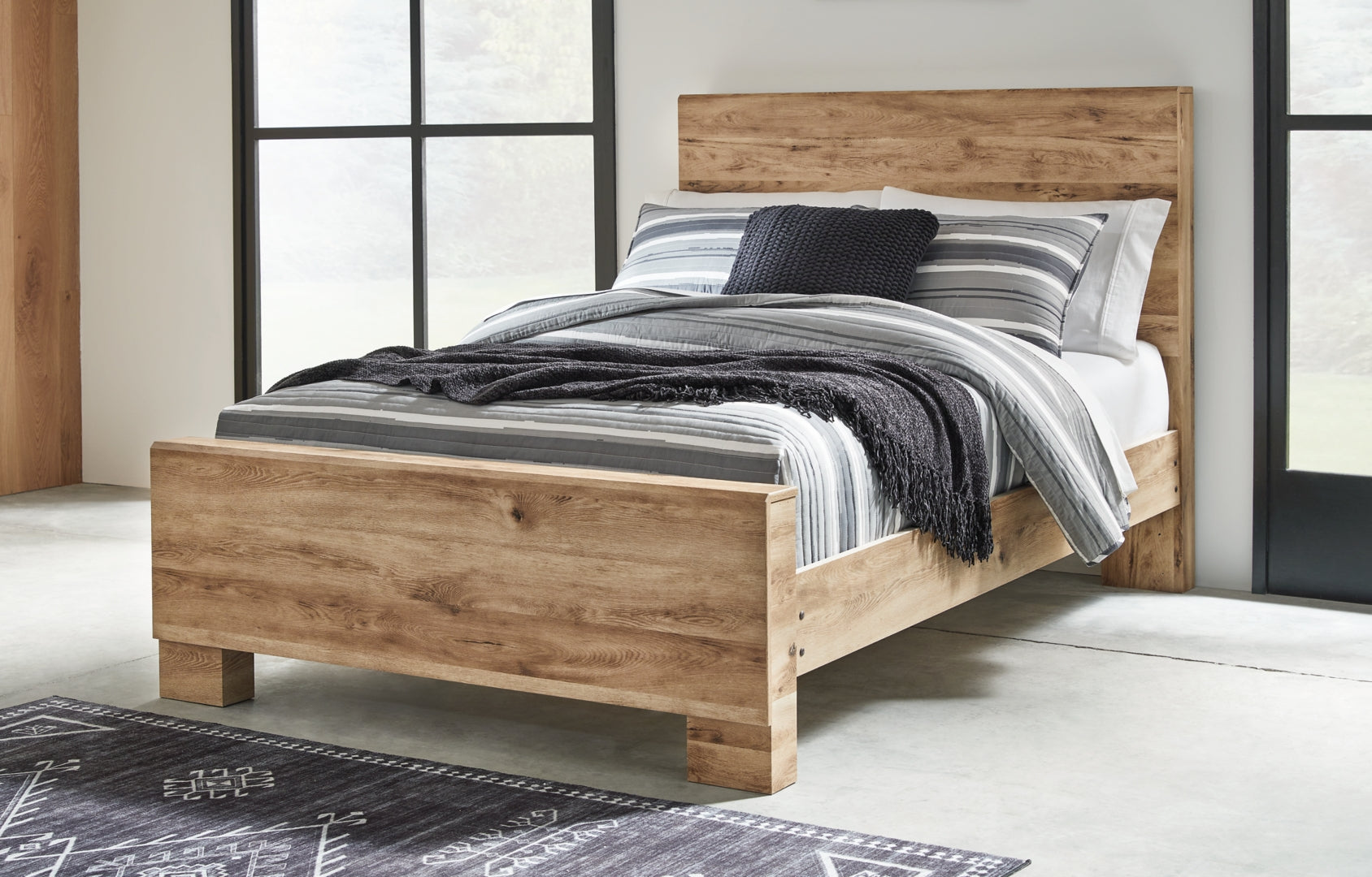 Hyanna Panel Bed with 2 Side Storage