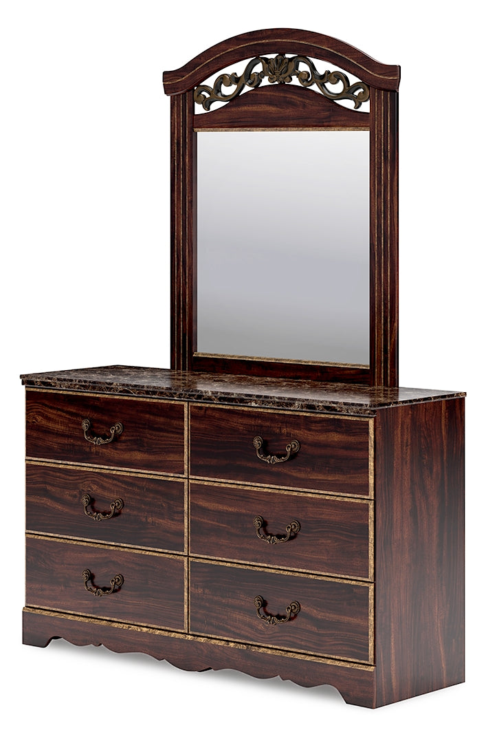 Glosmount Dresser and Mirror