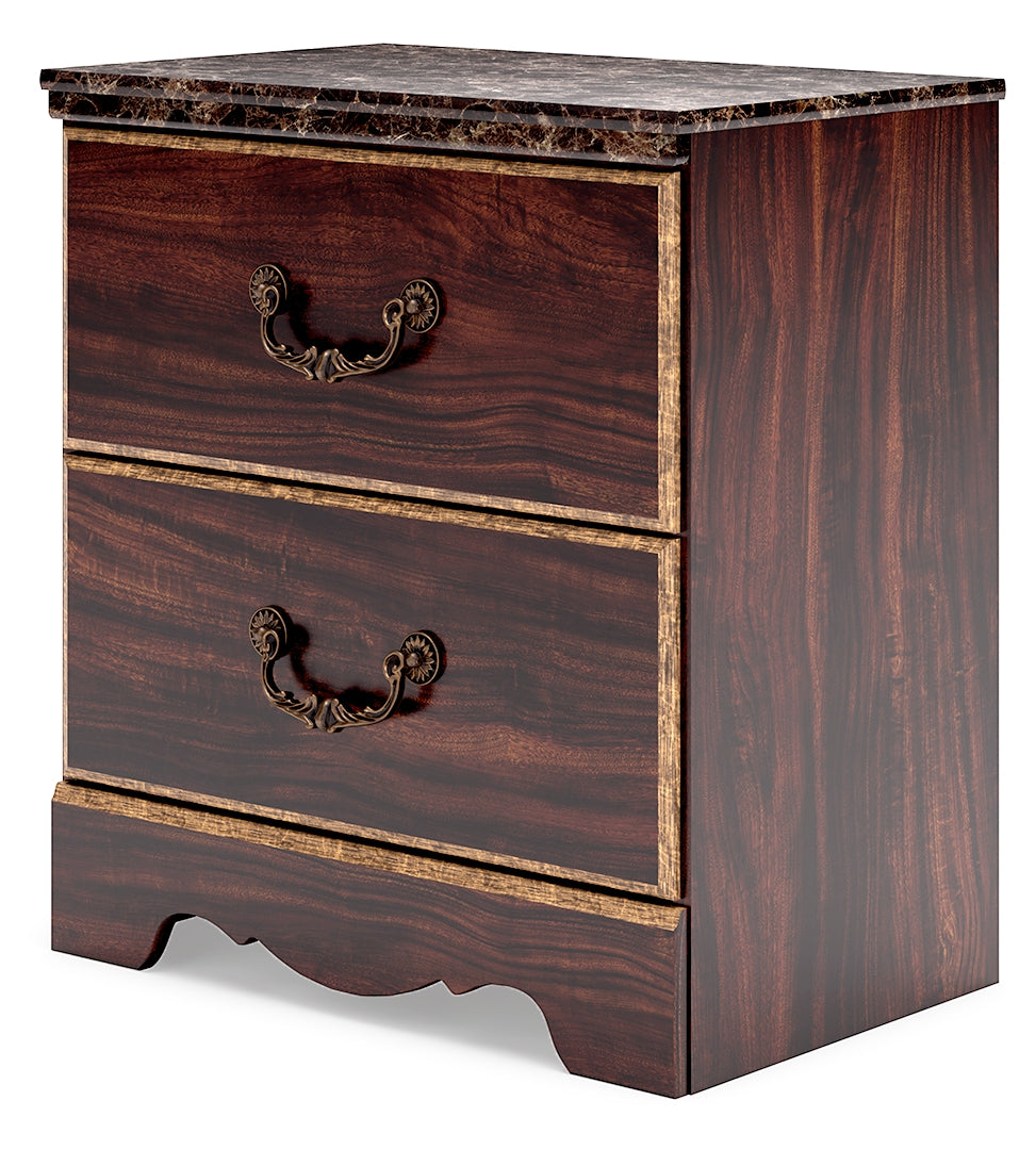 Glosmount Two Drawer Night Stand