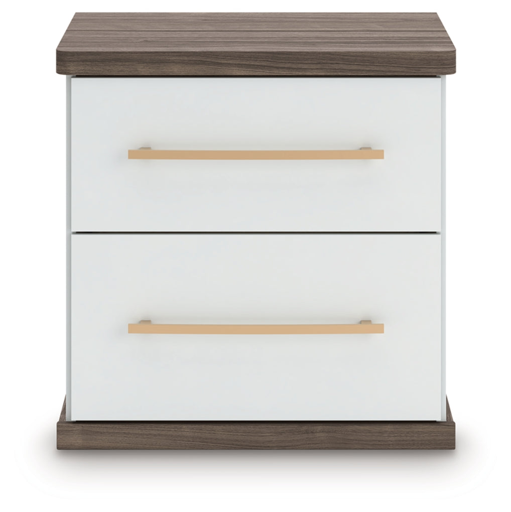 Mazilar Two Drawer Night Stand