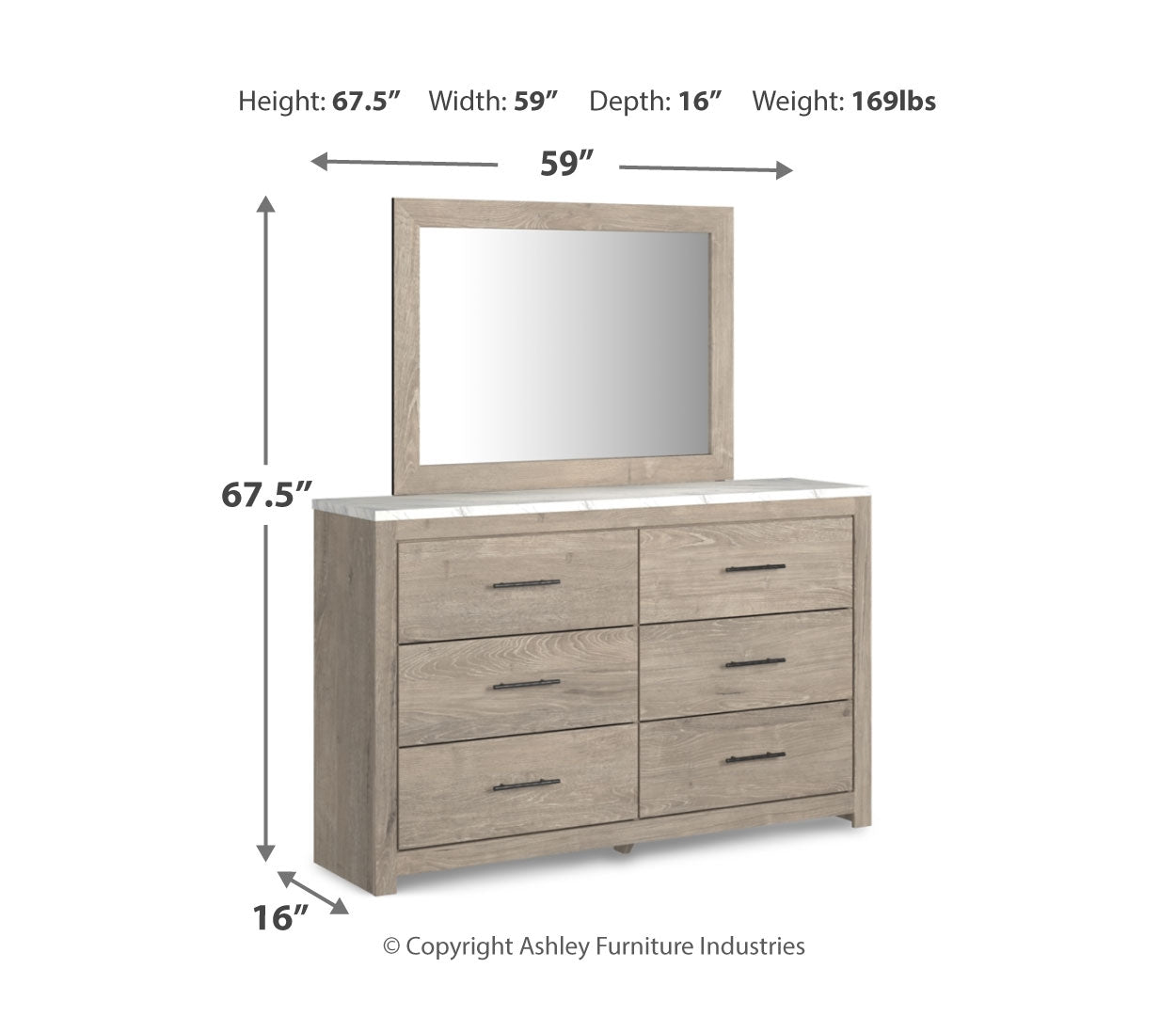 Senniberg Brown Panel Bedroom Set