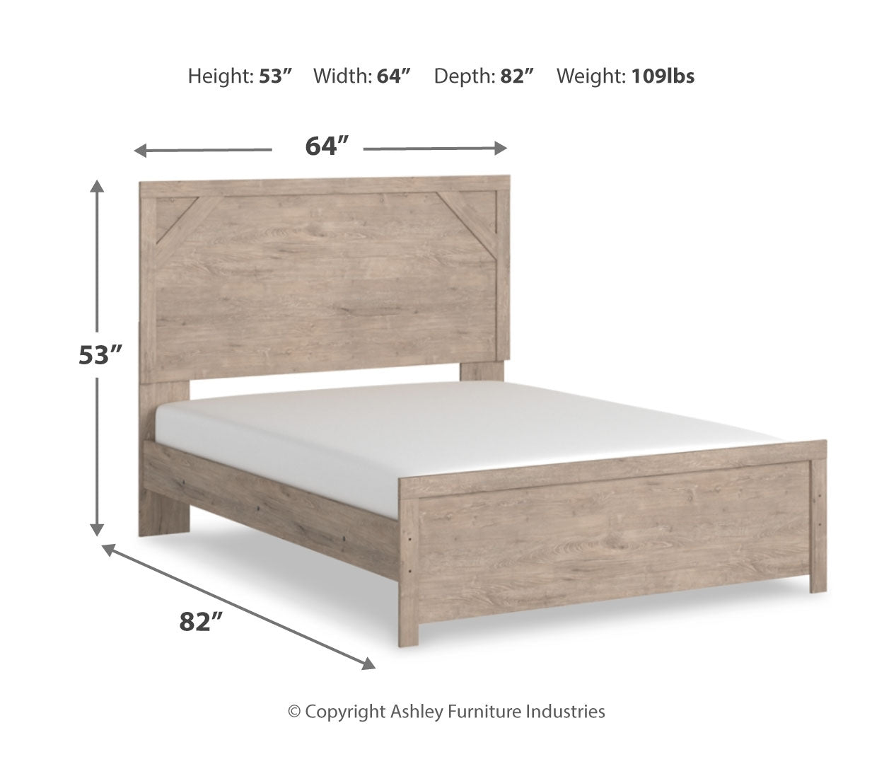 Senniberg Brown Panel Bedroom Set