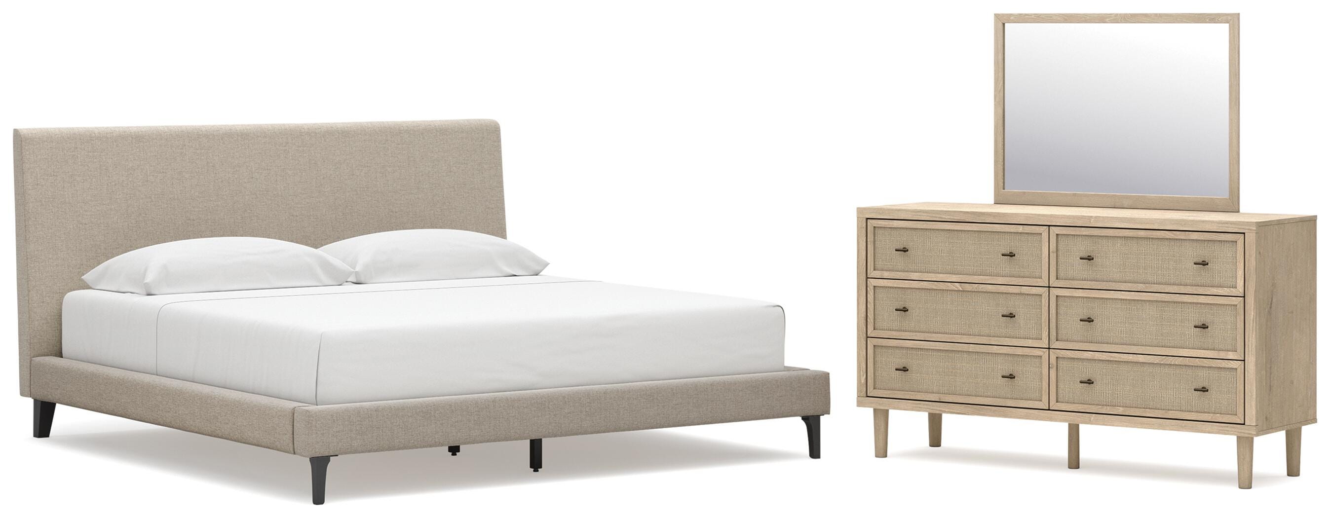 Cielden Upholstered Bed Bedroom Set