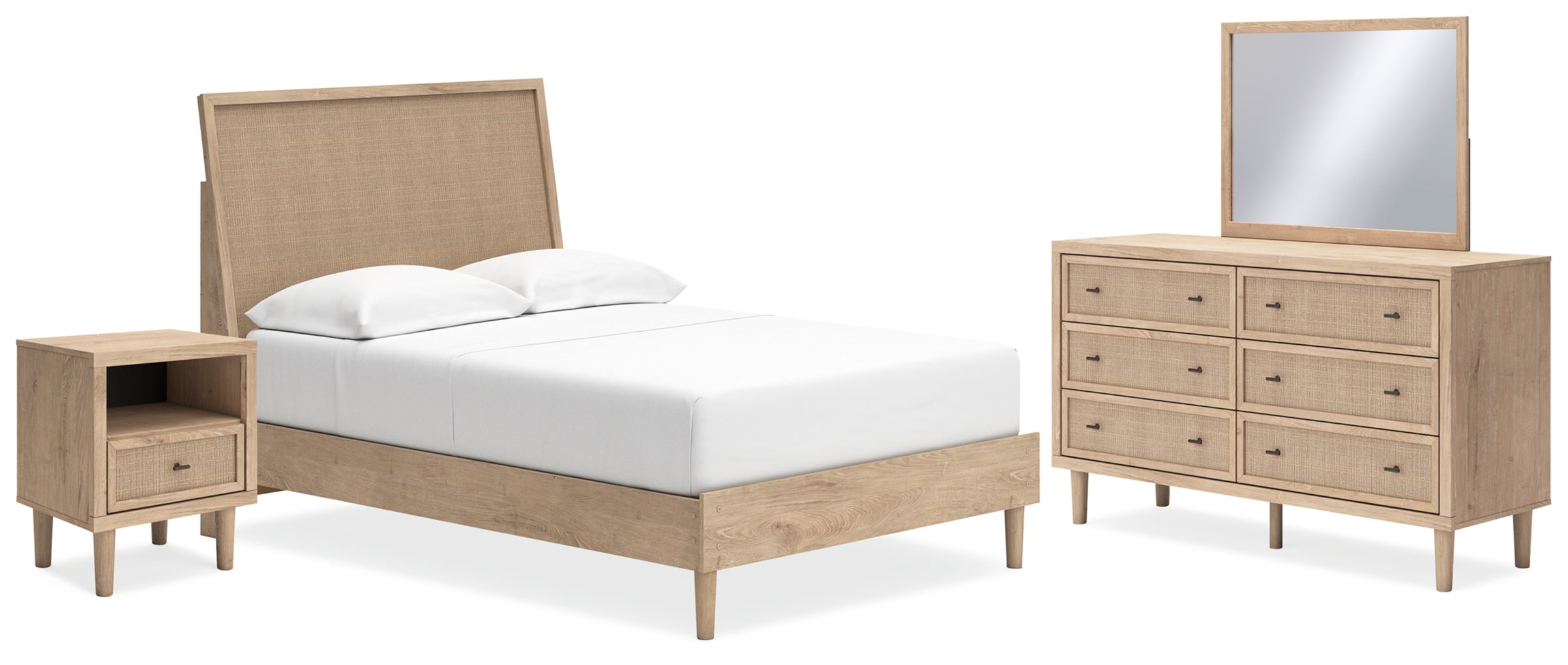 Cielden Bed, Dresser, Mirror, Chest & Nightstand, Bedroom Set