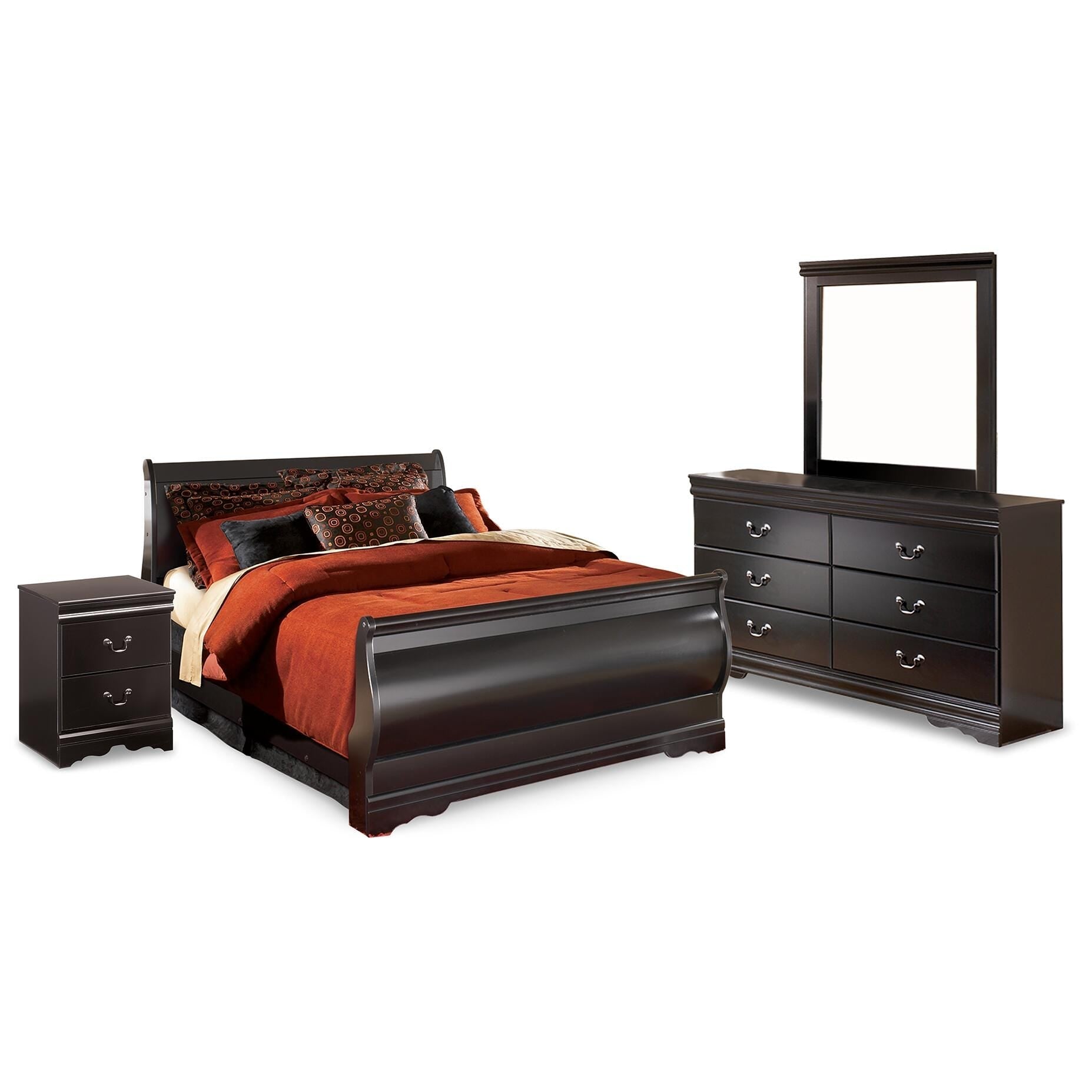 Huey Vineyard Sleigh Bed Bedroom Set