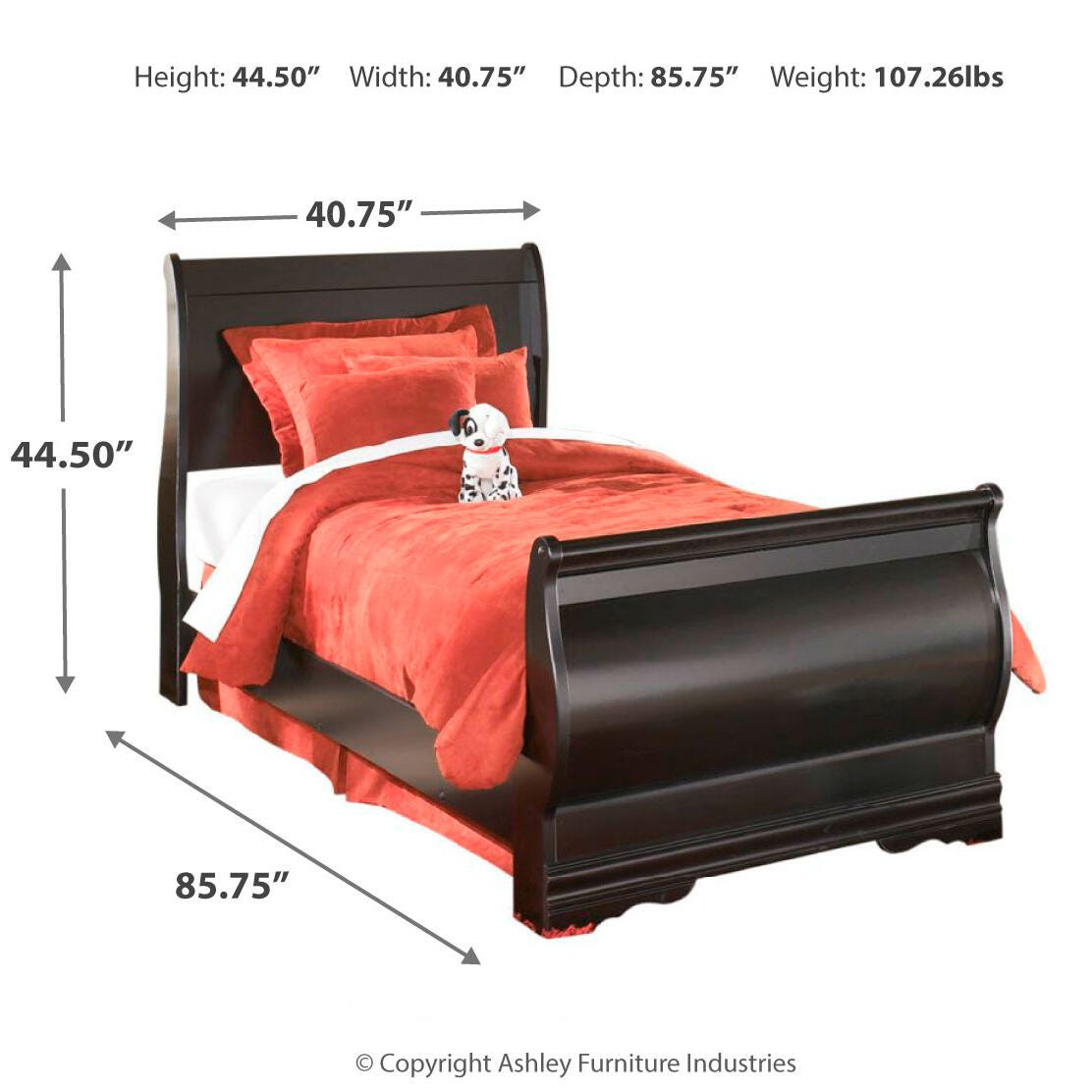 Huey Vineyard Sleigh Bed
