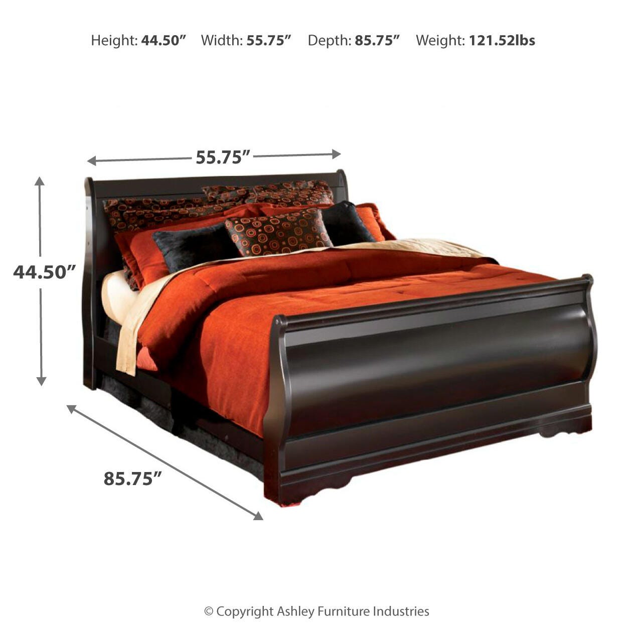 Huey Vineyard Sleigh Bed
