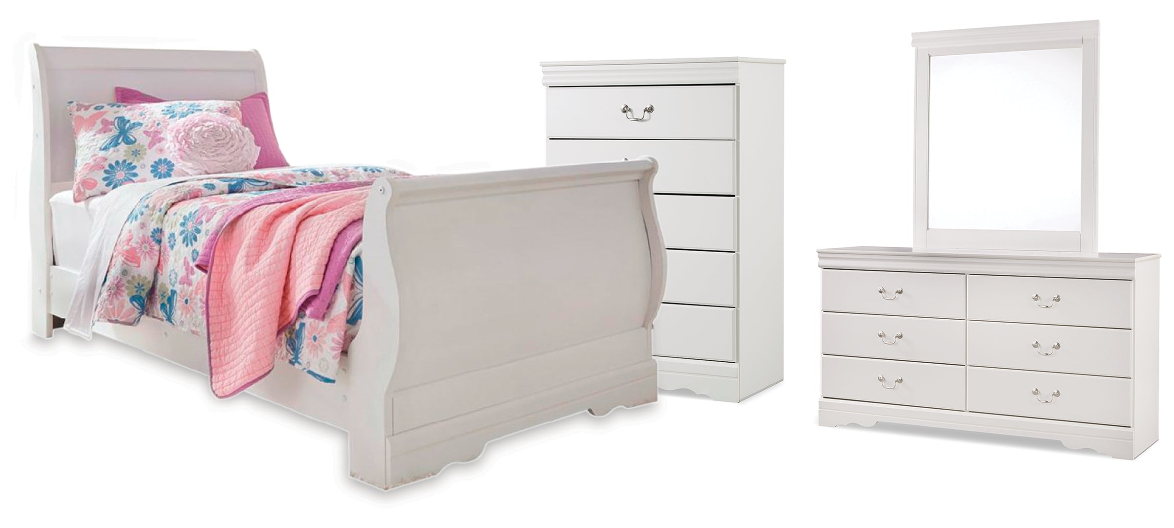 Anarasia White Bedroom Set