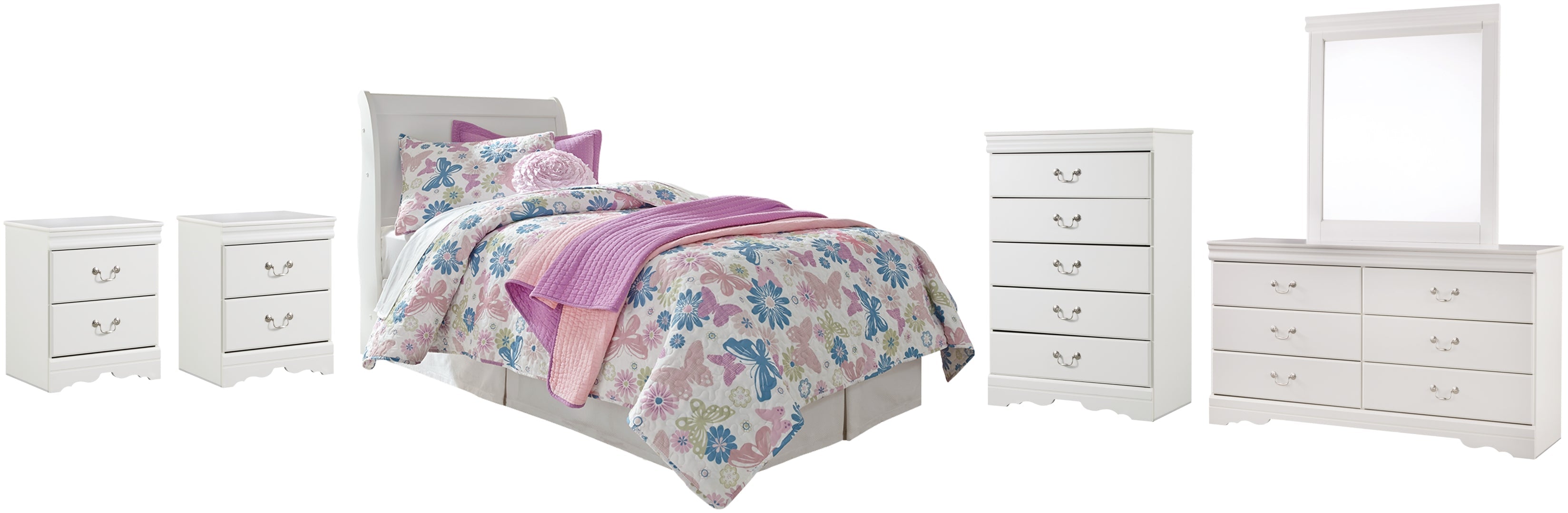 Anarasia White Bedroom Set