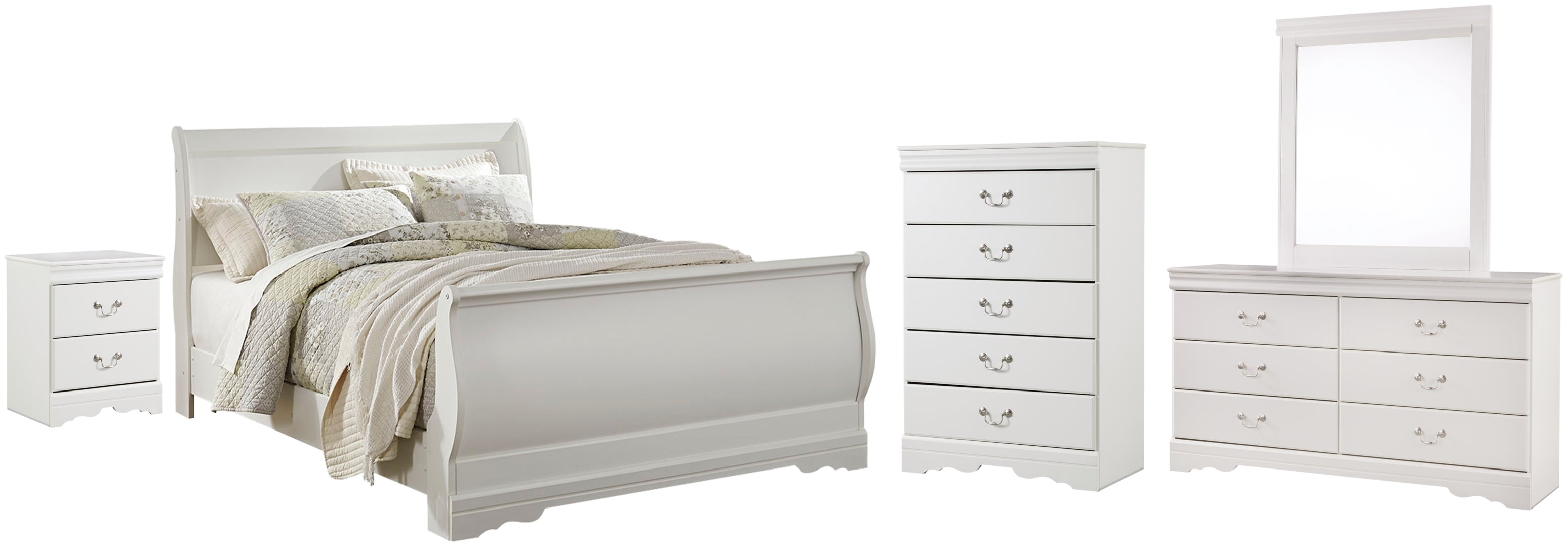 Anarasia White Bedroom Set