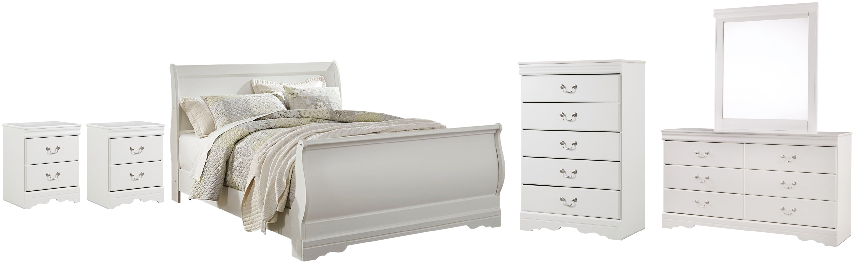 Anarasia White Bedroom Set