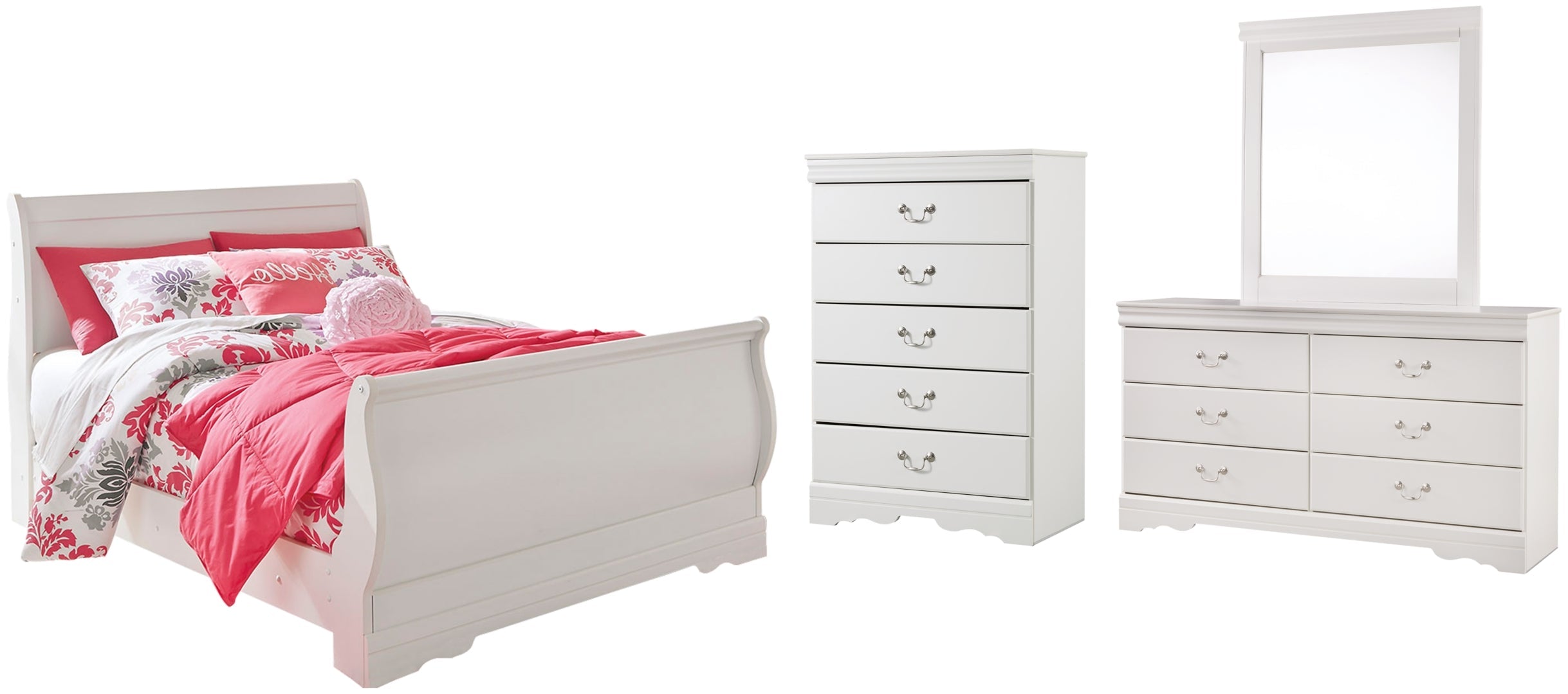 Anarasia White Bedroom Set