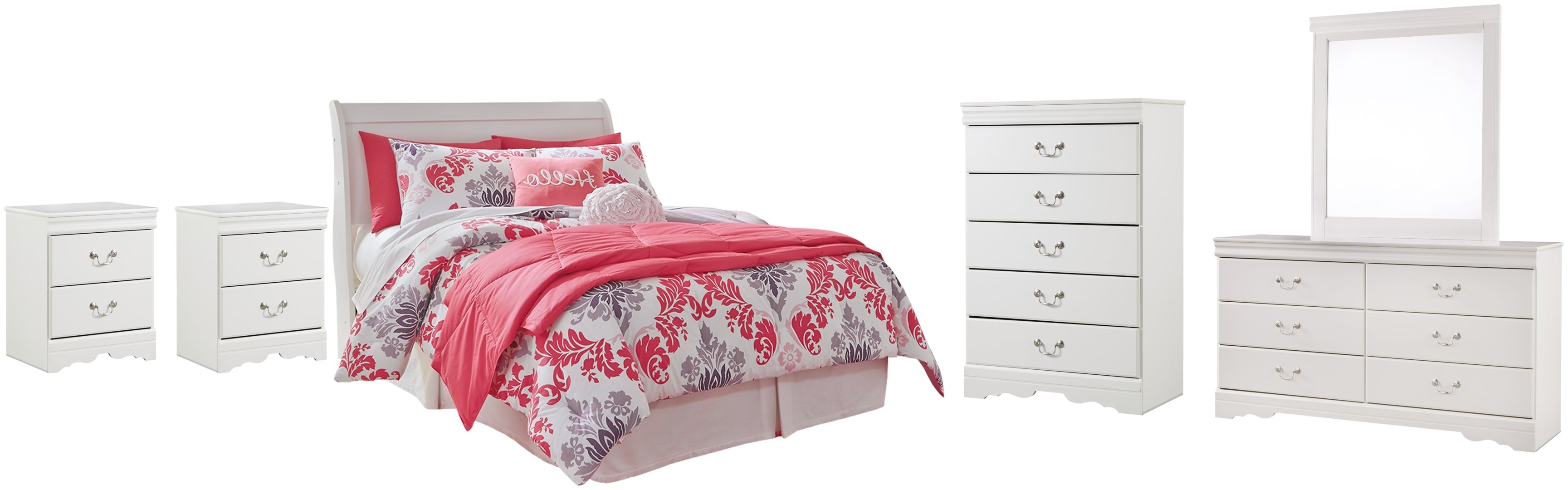 Anarasia White Bedroom Set