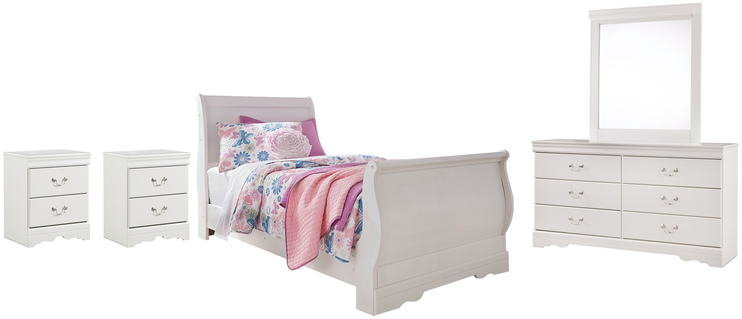 Anarasia White Bedroom Set