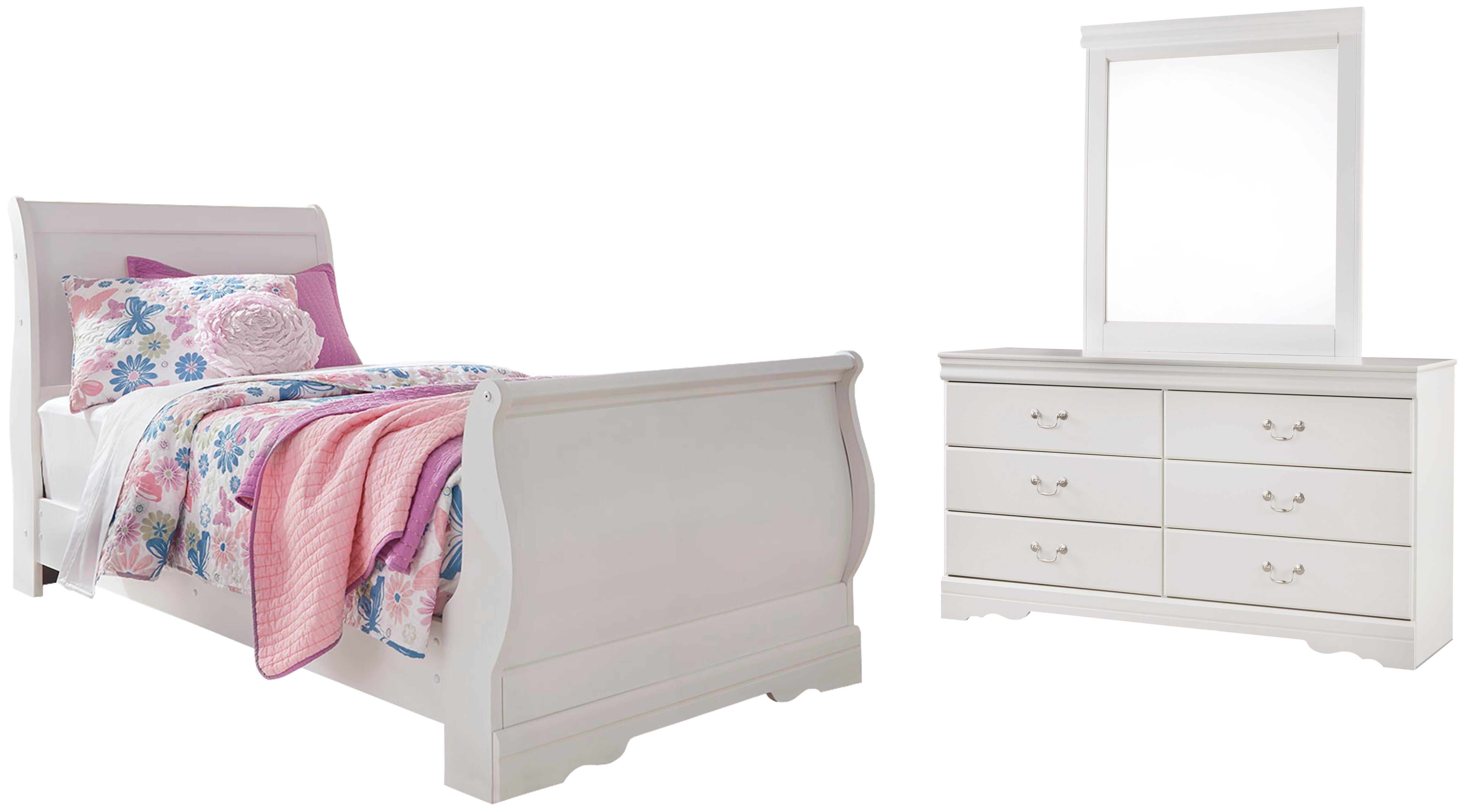 Anarasia Sleigh Bed Bedroom Set