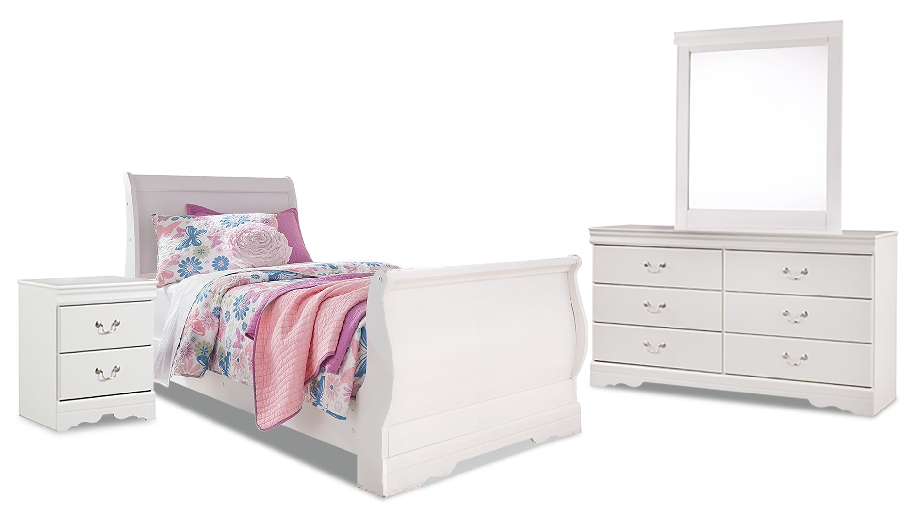 Anarasia White Bedroom Set