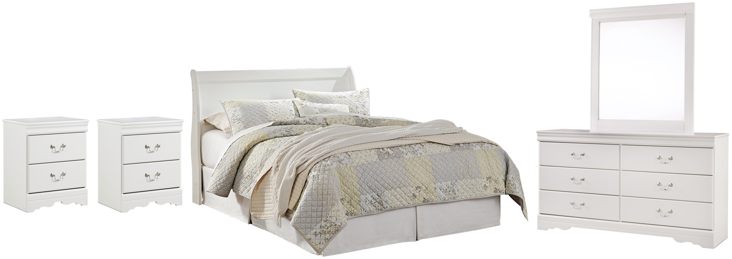 Anarasia White Bedroom Set