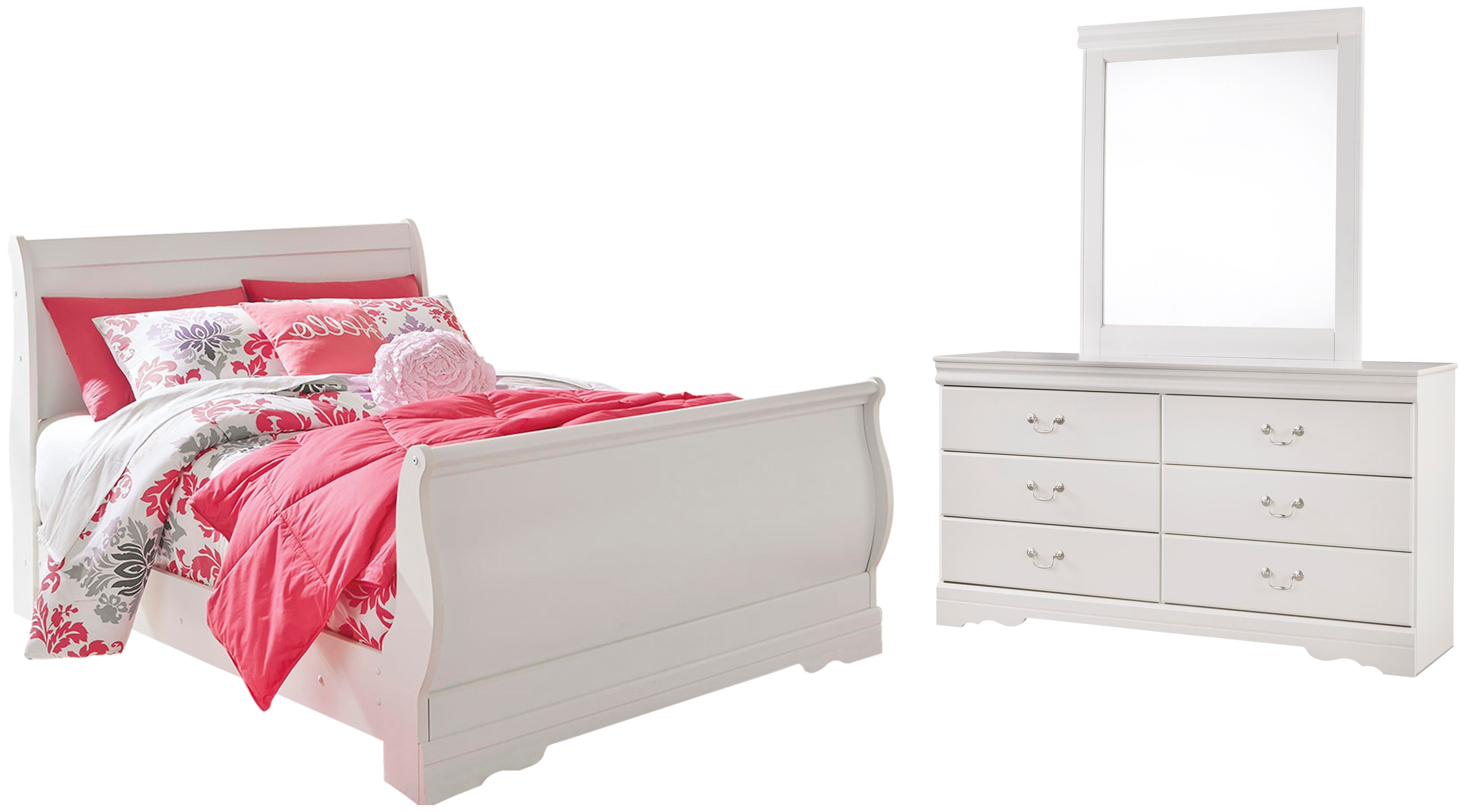 Anarasia Sleigh Bed Bedroom Set