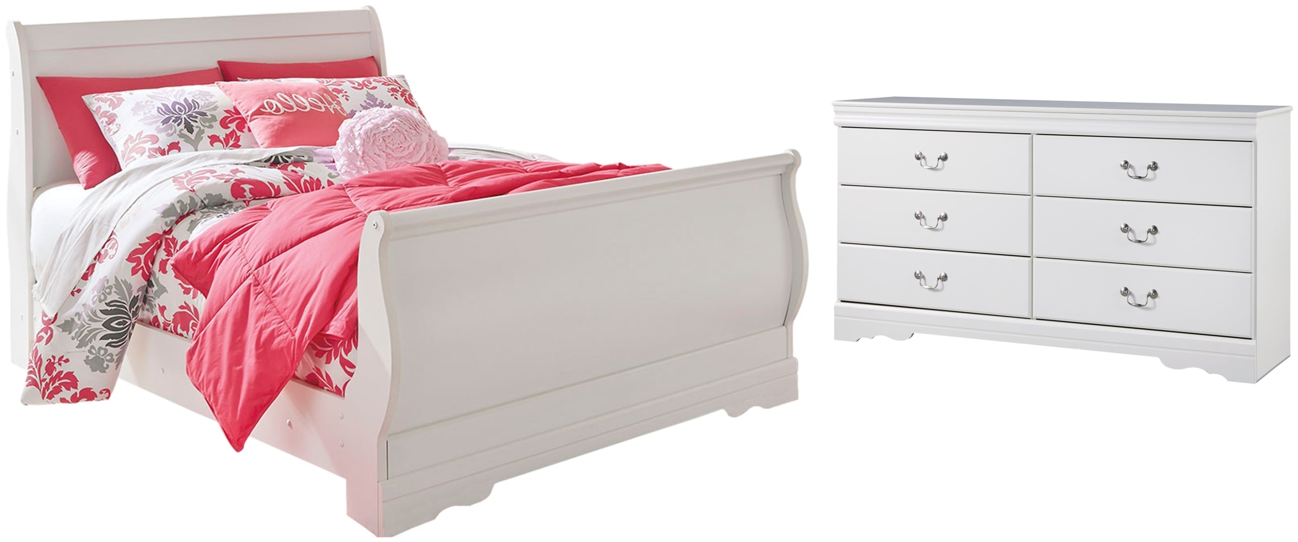 Anarasia White Bedroom Set