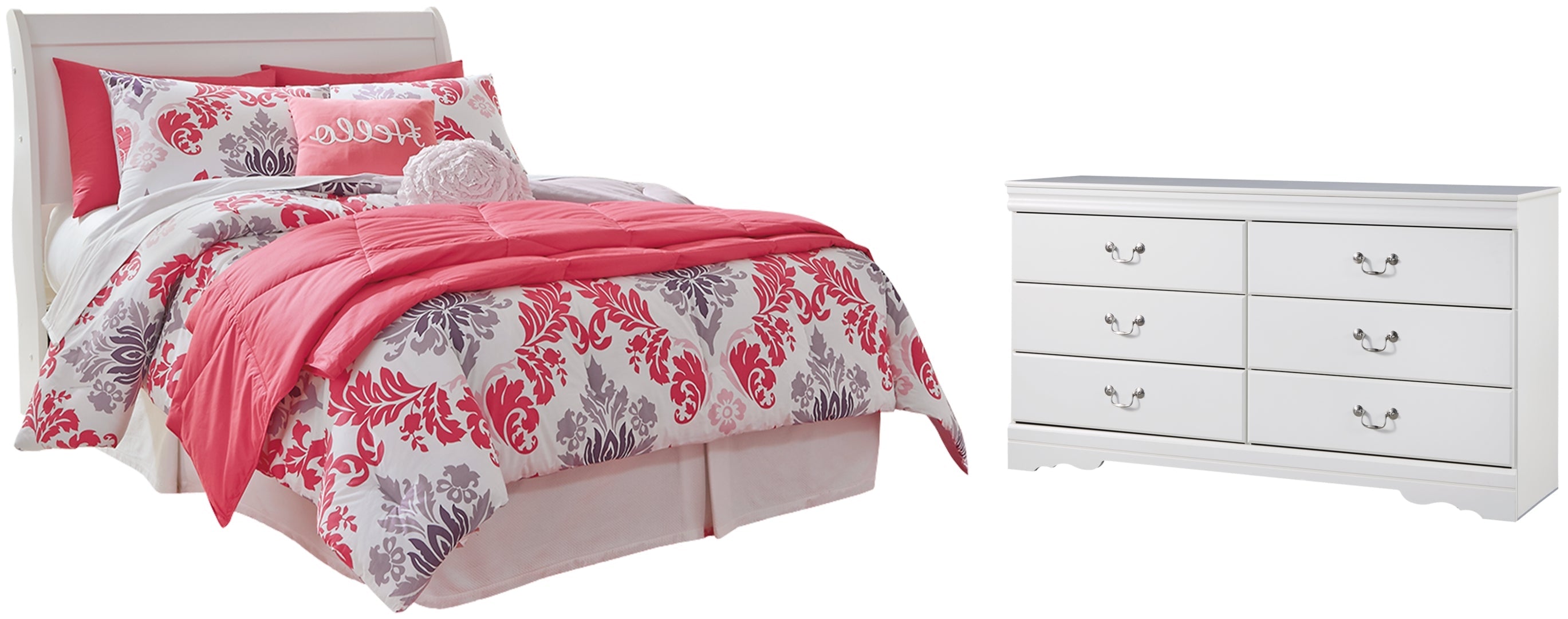 Anarasia White Bedroom Set