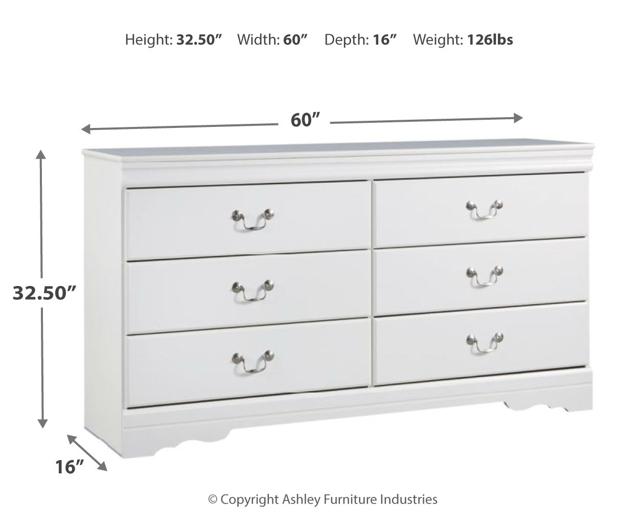 Anarasia Dresser and Mirror