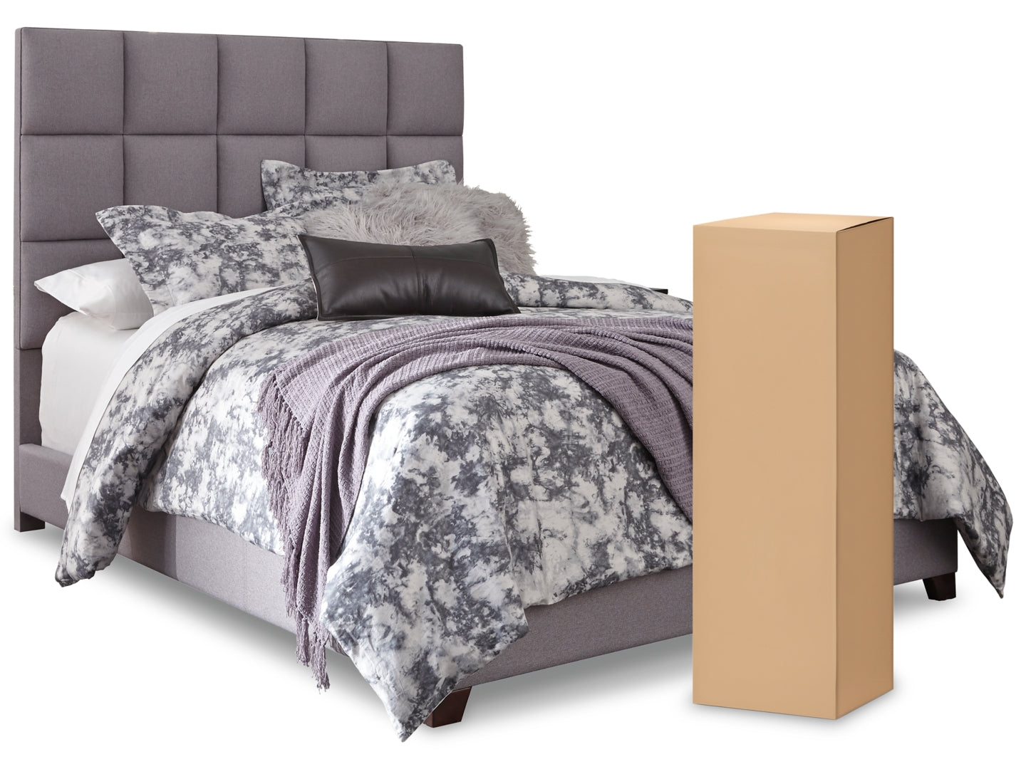 Dolante Panel Bed with Mattress